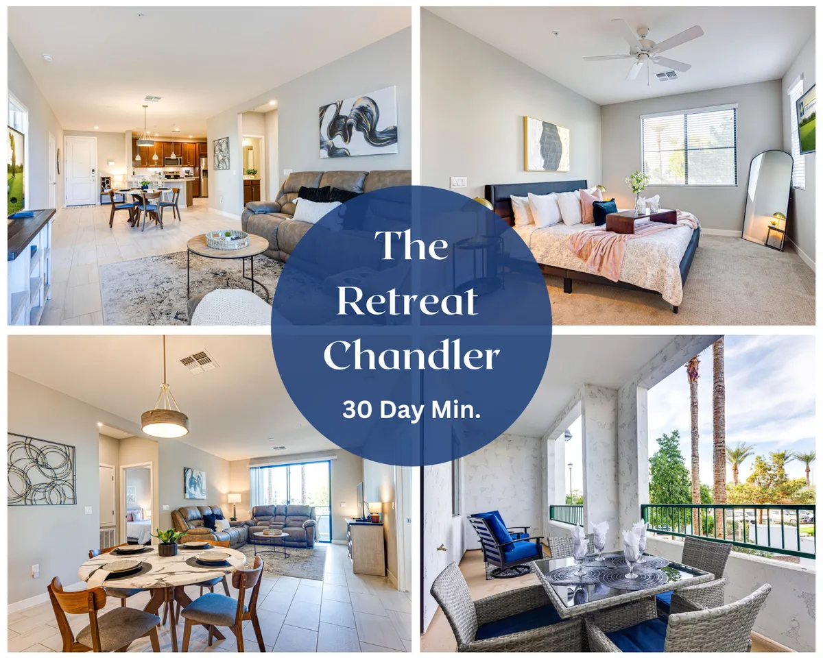 The image showcases a bright, modern living room with plush seating, a stylish dining area set for a meal, a glimpse of the cozy bedroom, and sliding doors that open onto a private balcony with morning sunlight streaming in. The setup conveys a sense of comfort and togetherness, inviting guests to relax, dine, and enjoy the views from their condo retreat.